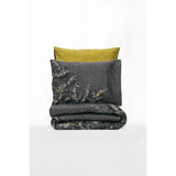 Parure de lit - 1 housse de couette 220 x 240 cm + 2 taies d'oreiller 60 x 60 cm - Satiné 100% coton - Anthracite