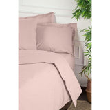 Parure de lit - 1 housse de couette 220 x 240 cm + 2 taies d'oreiller 60 x 60 cm - 100% coton renforcé - Marron