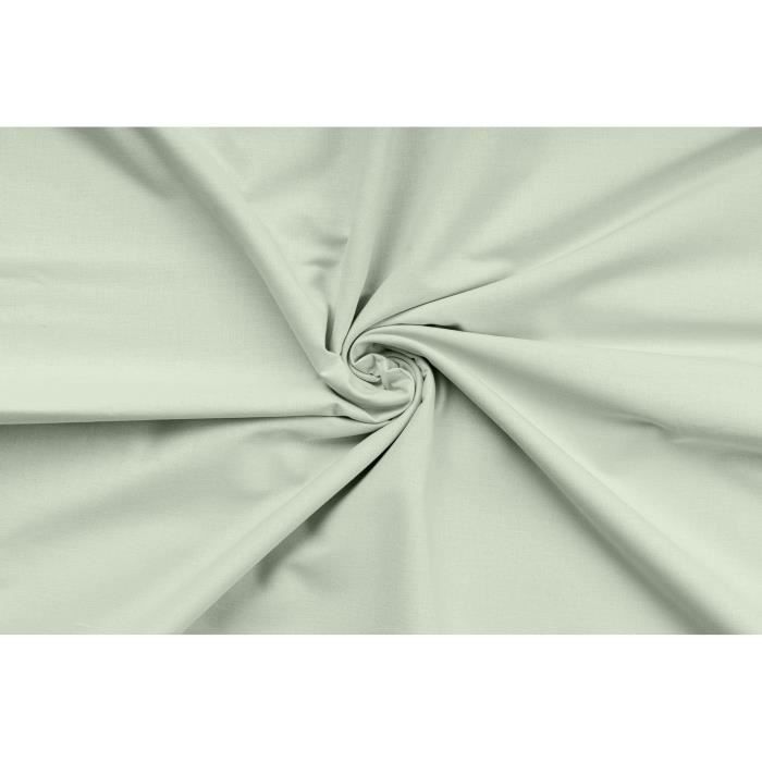 Parure de lit - 1 housse de couette 220 x 240 cm + 2 taies d'oreiller 60 x 60 cm - 100% coton renforcé - Vert