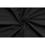 Parure de lit - 1 housse de couette 220 x 240 cm + 2 taies d'oreiller 60 x 60 cm - 100% coton renforcé - Noir