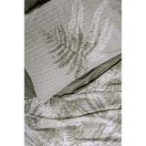 Parure de lit - 1 housse de couette 220 x 240 cm + 2 taies d'oreiller 60 x 60 cm - 100% coton renforcé - Kaki