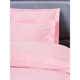 Parure de lit - 1 housse de couette 220 x 240 cm + 2 taies d'oreiller 60 x 60 cm - Satiné 100% coton - Rose