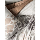 Parure de lit - 1 housse de couette 220 x 240 cm + 2 taies d'oreiller 60 x 60 cm - Satiné 100% coton - Gris