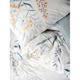 Parure de lit - 1 housse de couette 220 x 240 cm + 2 taies d'oreiller 60 x 60 cm - 100% coton renforcé - Bleu