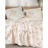 Parure de lit - 1 housse de couette 220 x 240 cm + 2 taies d'oreiller 60 x 60 cm - 100% coton renforcé - Beige