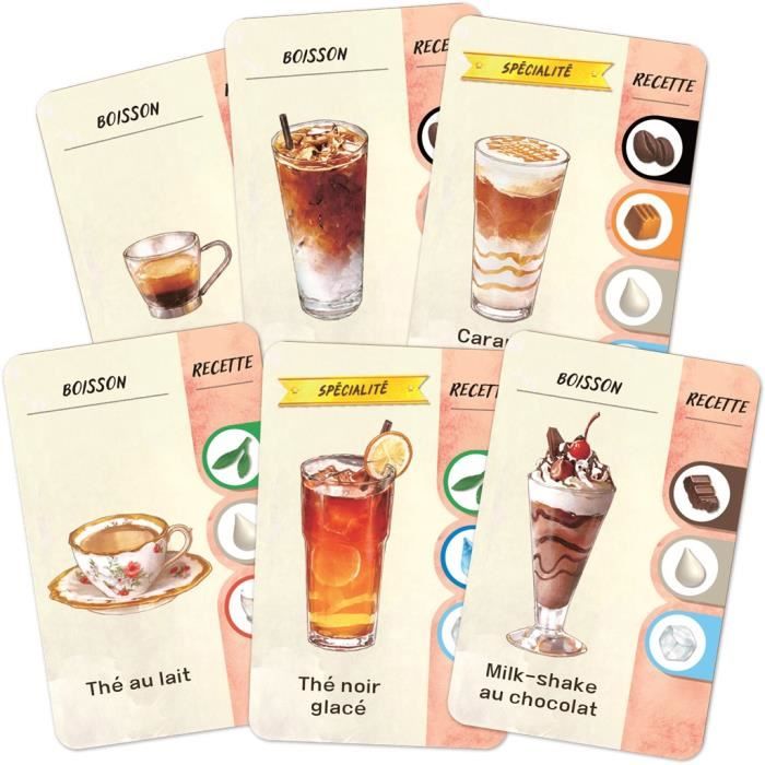 Jeu de gestion - ASMODEE - KBGCR01FR - Coffee Rush - 2 joueurs ou plus - 30 min de jeu