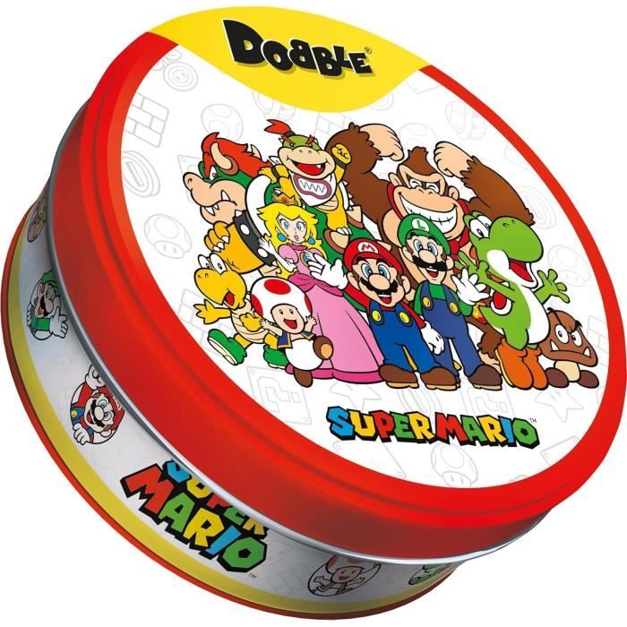Jeu d'ambiance - Nintendo - Dobble : Super Mario - 2 joueurs ou plus - 6 ans et plus - Multicolore