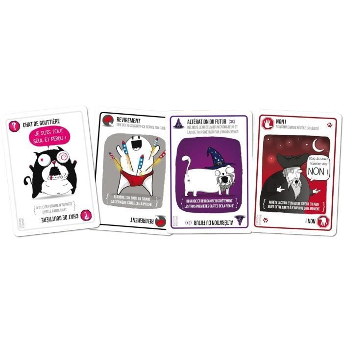 Jeu d'ambiance - ASMODEE - Exploding Kittens : …dition Festive - Pour Adultes - DurÈe 15 min