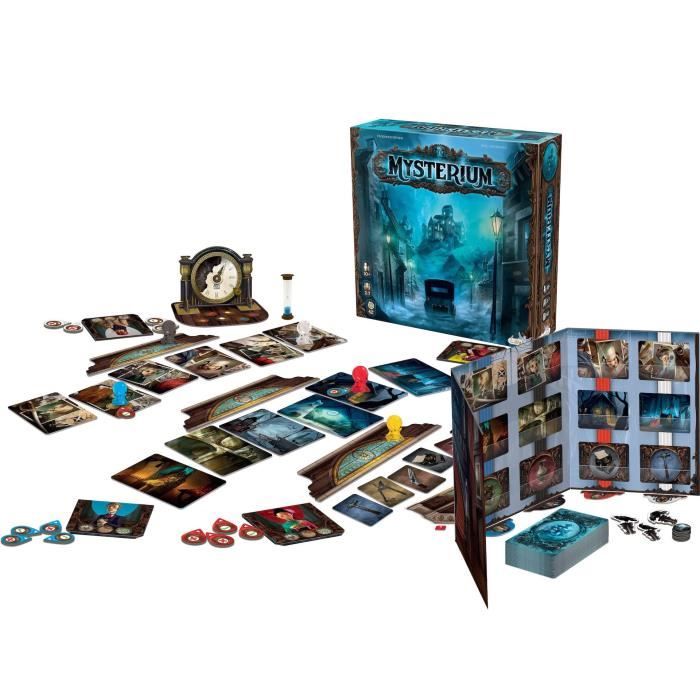 Libellud, Mysterium, Jeu de SociÈtÈ des 10 ans, Jeu d'Enquete MystÈrieux & CoopÈratif, de 2 a 7 joueurs, 45 min, en FranÁais