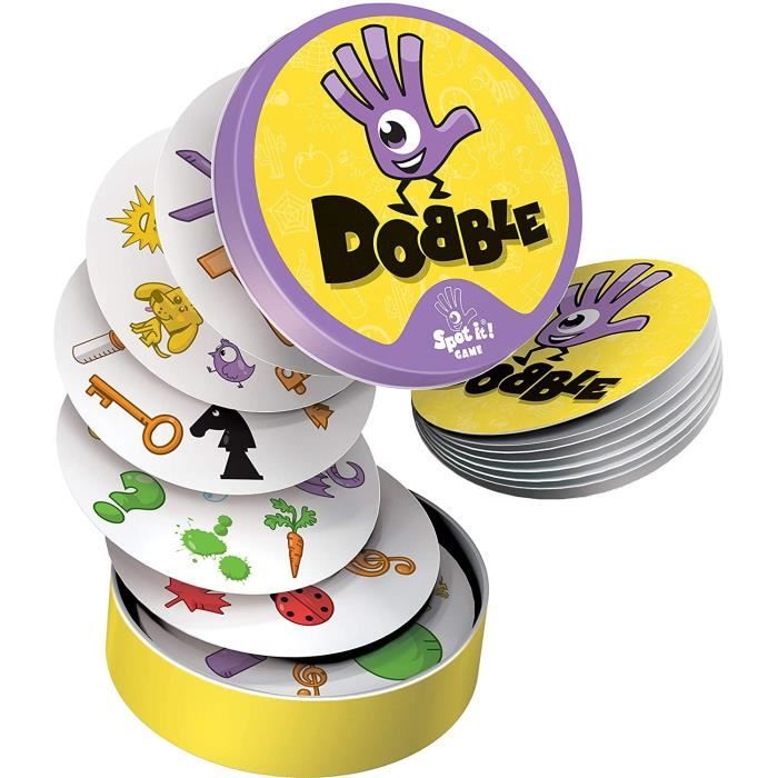 Zygomatic - Dobble : Classique - Édition 2021 - Jeu de société - a partir de 6 ans - 2 a 8 joueurs - 15 minutes