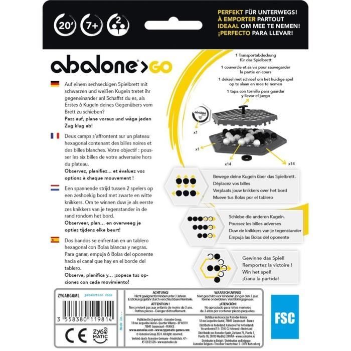 Abalone GO (Tuckbox travel) DE/ES/FR/NL