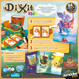 LIBELLUD Dixit Kids - Jeu coopératif enfants - association d'images - 84 cartes illustrées - des 6 ans - jeu société familial