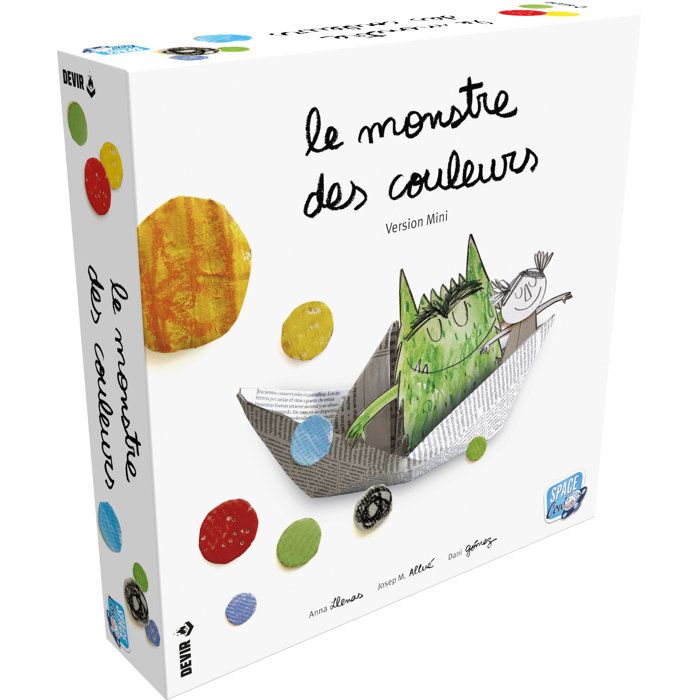 SPACE COW Jeu éducatif émotions - Le Monstre des couleurs nouvelle édition - Des 3 ans - 2 a 5 joueurs - 20 min