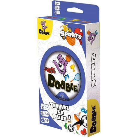 ZYGOMATIC Jeu Dobble Sports - Jeu d'observation et réflexes - En famille - entre amis - Des 6 ans - 2 a 8 joueurs - boîte métal