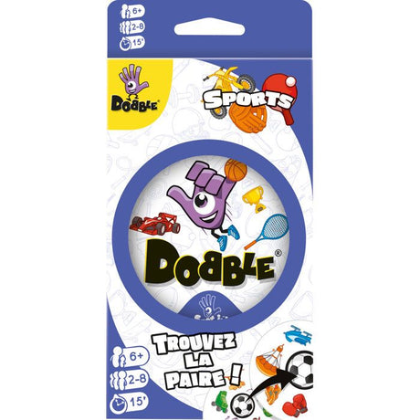 ZYGOMATIC Jeu Dobble Sports - Jeu d'observation et réflexes - En famille - entre amis - Des 6 ans - 2 a 8 joueurs - boîte métal