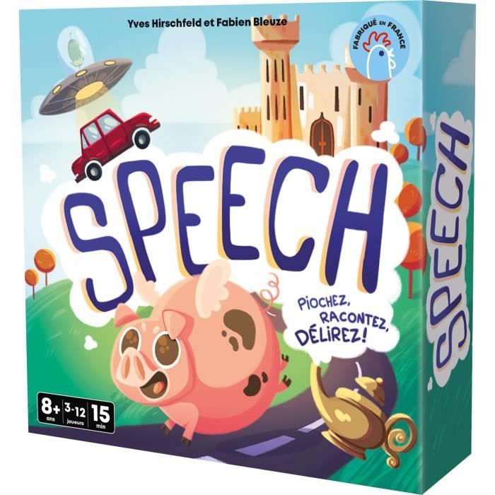 Speech - Asmodee - Invente une histoire - 4 mode de jeu - 15 minutes - Des 8ans