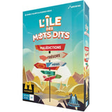 ASMODEE Jeu de société L'île des mots dits - 2 a 10 joueurs - Des 10 ans - Parties de 20 min - Jeu coopératif ou compétitif