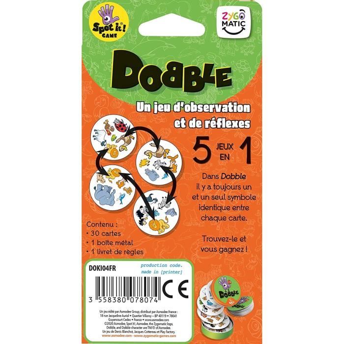 Zygomatic | Dobble : Kids - …dition 2021 | Jeu de sociÈtÈ | a partir de 4 ans | 2 a 5 joueurs | 10 minutes