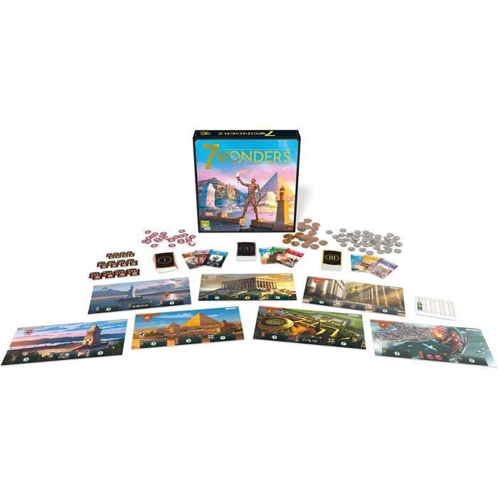 Repos Production | 7 Wonders - Nouvelle version | Unbox Now | Jeu de sociÈtÈ | a partir de 10 ans | 3 a 7 joueurs | 30 minutes