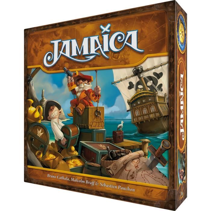 Jamaica - ASMODEE - …dition 2021 - Jeu de plateau familial - 2 a 6 joueurs - 45 min