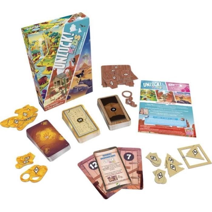 Unlock! Kids Histoires Epoques - Asmodee - Jeu de sociÈtÈ - Enigmes et aventures pour enfants