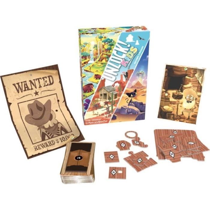 Unlock! Kids Histoires Epoques - Asmodee - Jeu de sociÈtÈ - Enigmes et aventures pour enfants