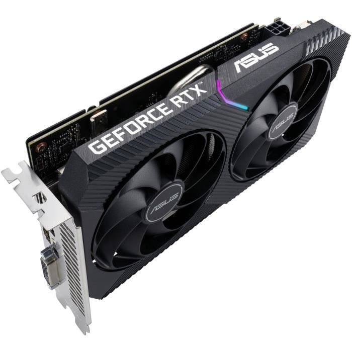 Carte graphique - ASUS - Dual - RTX 3050 - 8 Go GDDR6 - PCI Express 4.0 - Résolution 7680x4320