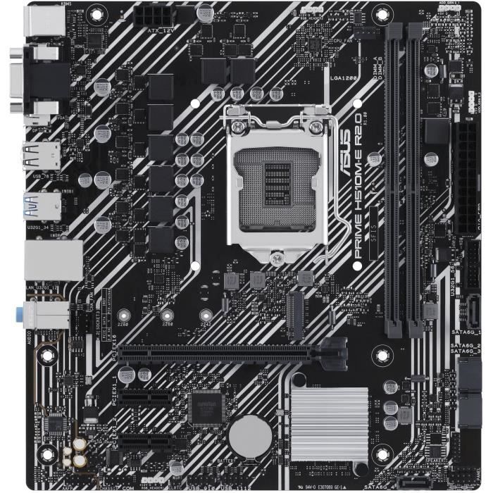 Carte mere - ASUS - PRIME H510M-E R2.0 - Intel H470 LGA 1200 (Socket H5) micro ATX
