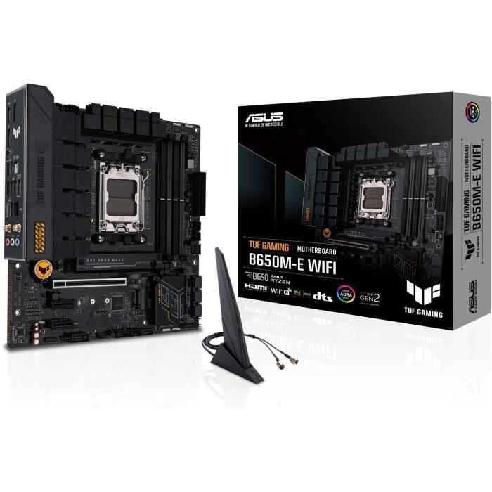 Carte mere - ASUS - TUF GAMING B650M-E WIFI - AMD B650 - Emplacement AM5 micro ATX