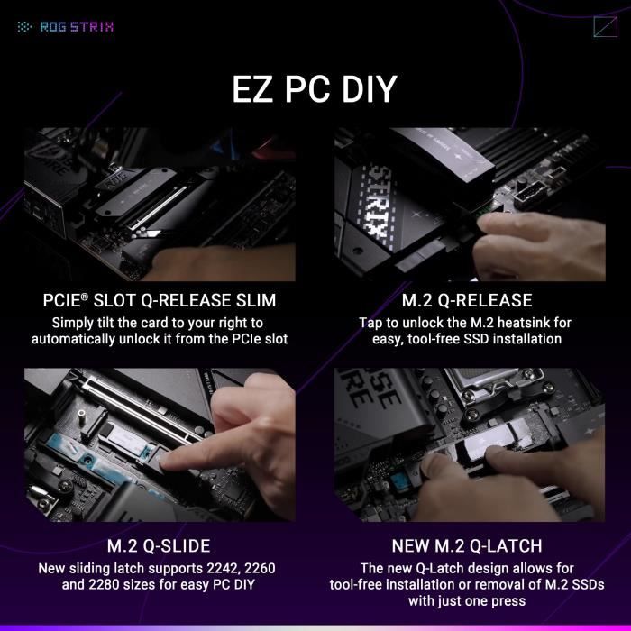 Carte mere - ASUS - STRIX X870E-E GAMING WIFI