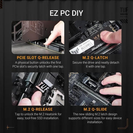 Carte mere - ASUS TUF GAMING Z890-PLUS WIFI - DDR5 - WiFi intégré - ATX