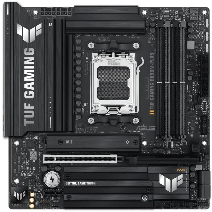 Carte mere - ASUS - TUF GAMING B850M-PLUS - AMD B850 - Emplacement AM5 micro ATX