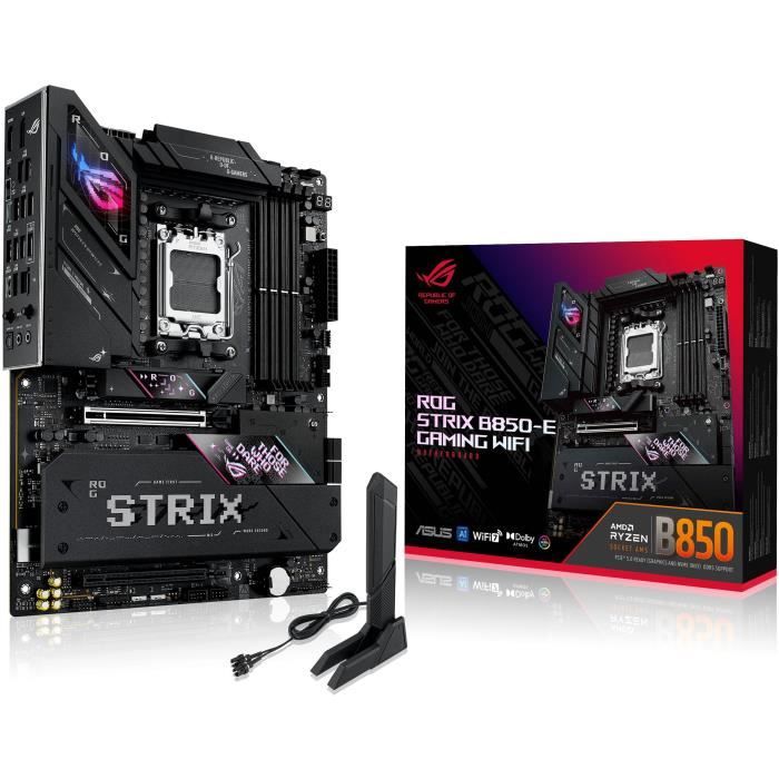 Carte mere - ASUS - ROG STRIX B850-E GAMING WIFI - AMD B850 - Emplacement AM5 ATX