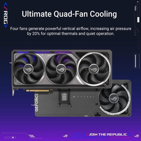 Carte graphique - ASUS - ROG Astral RTX 5080 - 16 Go GDDR7 - DLSS 4 - Dual HDMI/Tri DisplayPort