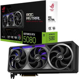 Carte graphique - ASUS - ROG Astral RTX 5080 - 16 Go GDDR7 - DLSS 4 - Dual HDMI/Tri DisplayPort