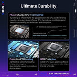 Carte graphique - ASUS - ROG Astral RTX 5080 - 16 Go GDDR7 - DLSS 4 - Dual HDMI/Tri DisplayPort