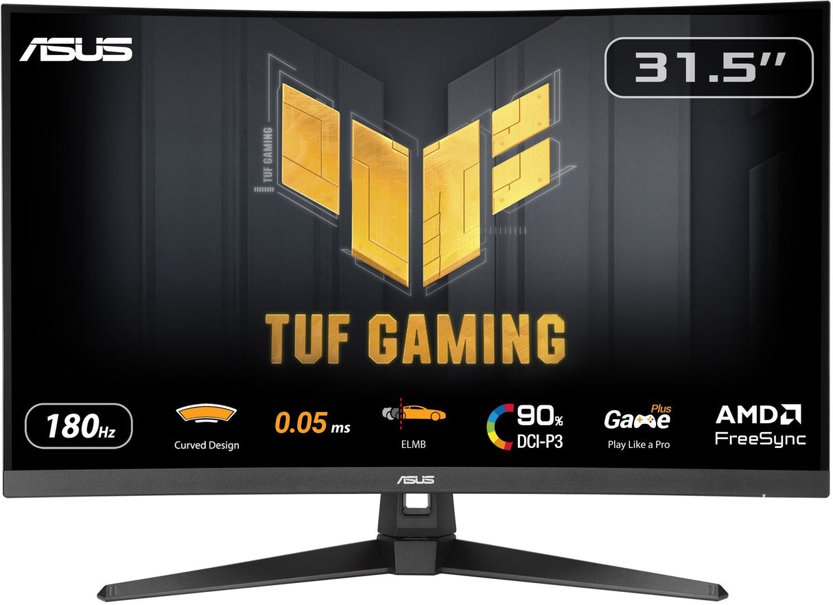 Ecran PC Gamer incurvé - ASUS - TUF Gaming VG32WQ3B - 31.5 - QHD - 180Hz - 1ms - FreeSync - ELMB - HDR - 90% DCI-P3
