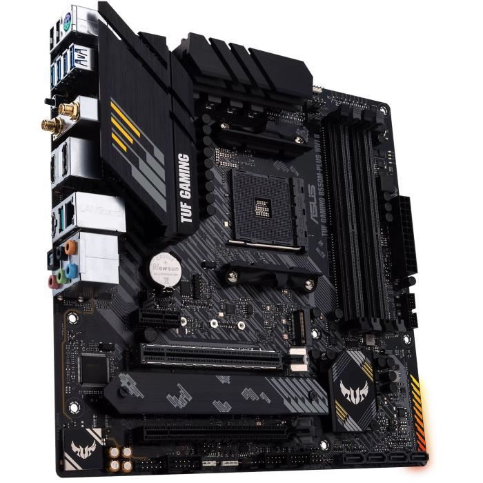 Carte mere - ASUS - TUF GAMING B550M-PLUS WIFI II - AMD B550 - Emplacement AM4 micro ATX