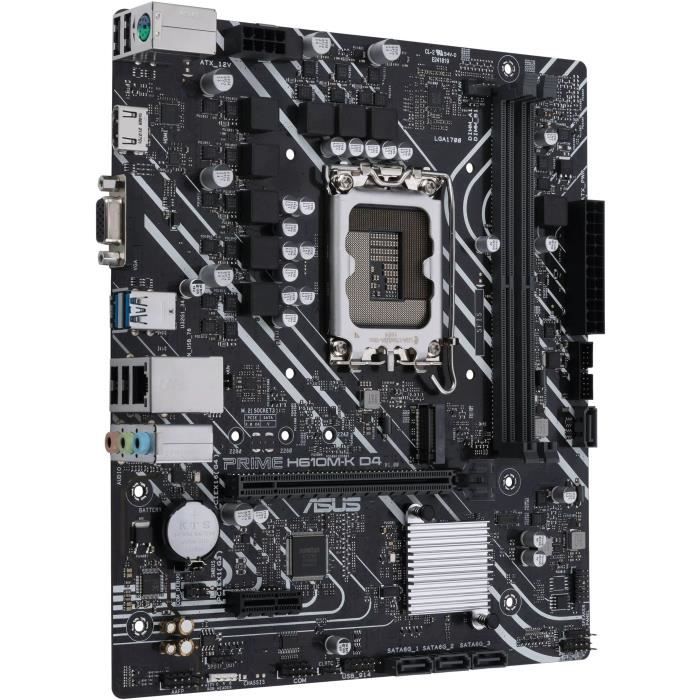 Carte mere - ASUS - PRIME H610M-K D4 - Intel H610 LGA 1700 micro ATX