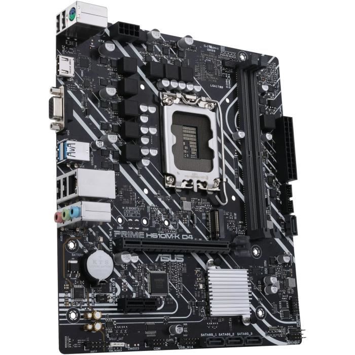 Carte mere - ASUS - PRIME H610M-K D4 - Intel H610 LGA 1700 micro ATX