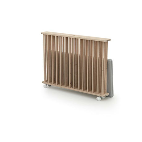 WEBABY - Parc bébé pliant en bois 100 x 100 cm CALI  Hetre Brut - 100x100