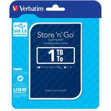 Disque dur externe - VERBATIM - Store'n'go - 1To - Bleu