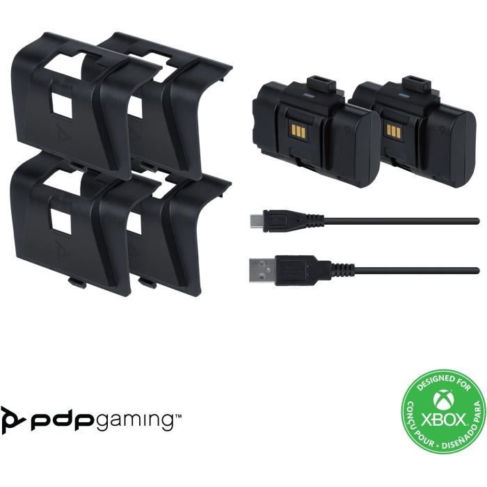 Kit Play & Charge pour manette - PDP - Xbox One et Series X|S - Noir