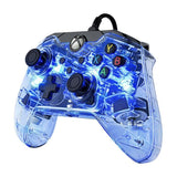 Manette de jeu - Xbox Series X|S, Xbox One et PC - LED Afterglow - Filaire - PDP - Transparent