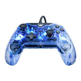 Manette de jeu - Xbox Series X|S, Xbox One et PC - LED Afterglow - Filaire - PDP - Transparent