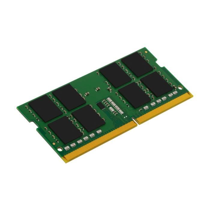 MÈmoire PC RAM - KINGSTON TECHNOLOGY - Value - 32 Go - SoDIMM DDR4 - 3200 Mhz