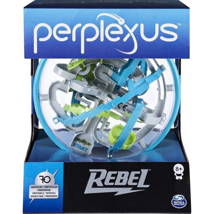 Perplexus - SPIN MASTER - Rebel Rookie - Labyrinthe en 3D jouet hybride - Boule a tourner - Casse-tete