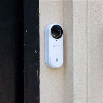 Kit sonnette vidéo connectée Ezviz DB2 Pro (Blanc)