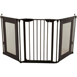 Barriere de sécurité - DREAMBABY - DENVER - 3 panneaux - 85,5-200 x 74 cm - Bidirectionnel - Noir