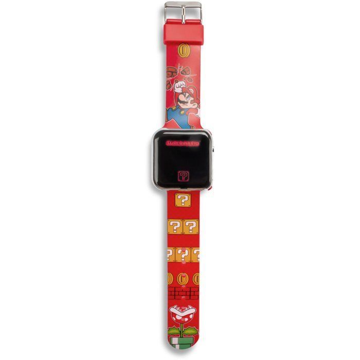 Montre LED - KIDS LICENSING - Super Mario - Des 4 ans - Rouge